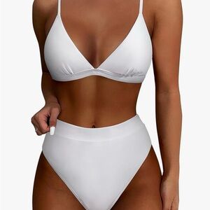 Zara Elegant White Bikini Set